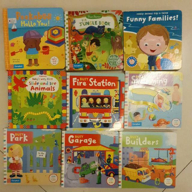 Preloved Campbell busy book/ usborne book soundbook