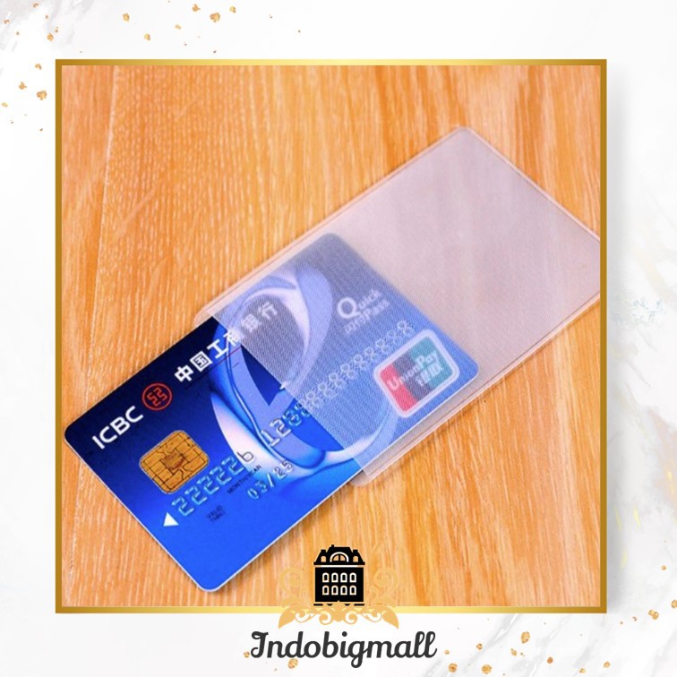 

Sarung Pelindung Kartu plastik Cover Id Card ATM