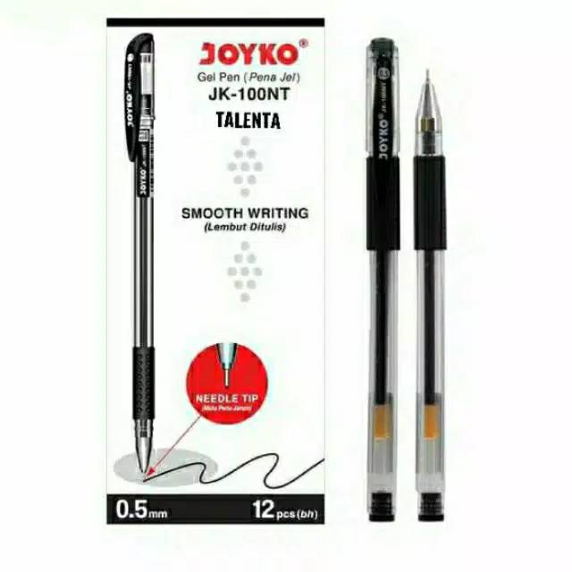 

GEL pen joyko JK 100 TALENTA isi 12 pcs..