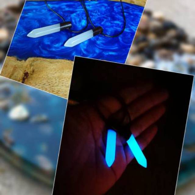 liontin kalung glow in the dark
