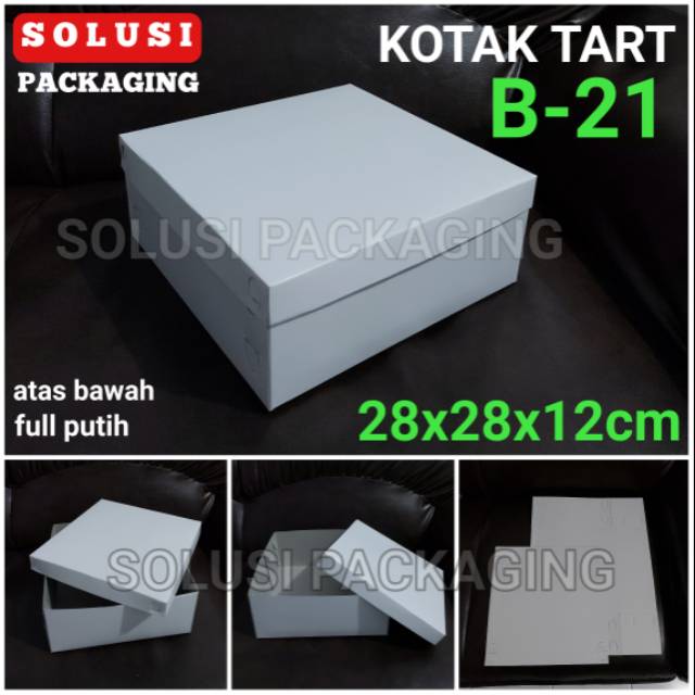 

10 PCS KOTAK ROTI KUE TART B-21 28x28x12cm/KARDUS DUS DOS BOX BOLU BAJU DONAT