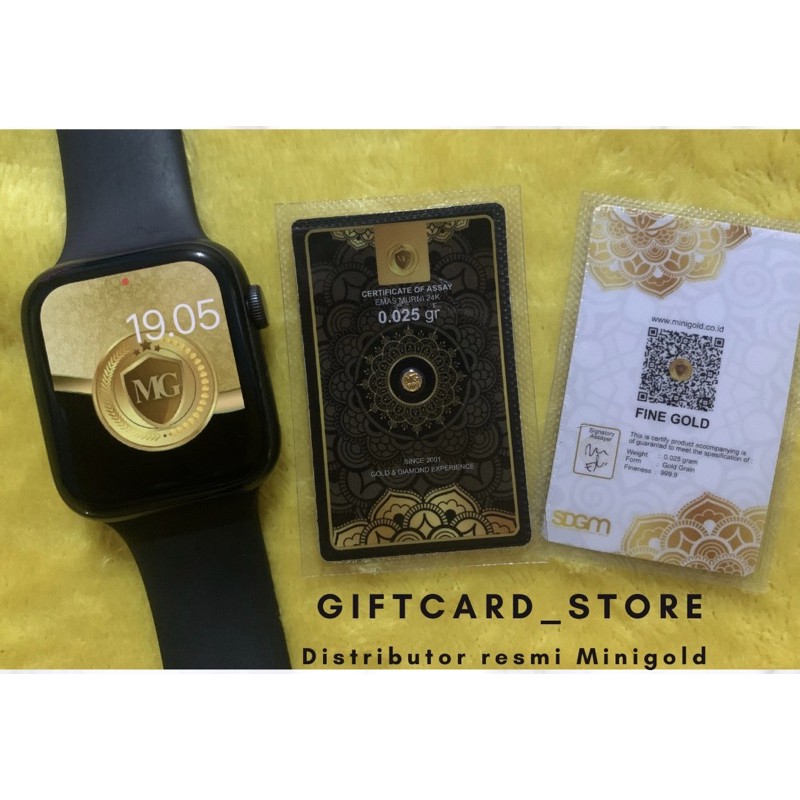 MINIGOLD 0,025 GRAM EMASMINI 24K MINI GOLD BISA TUKAR ANTAM