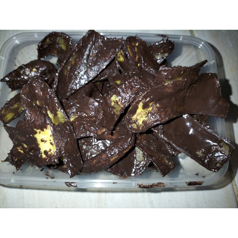 

kripik pisang lumer coklat