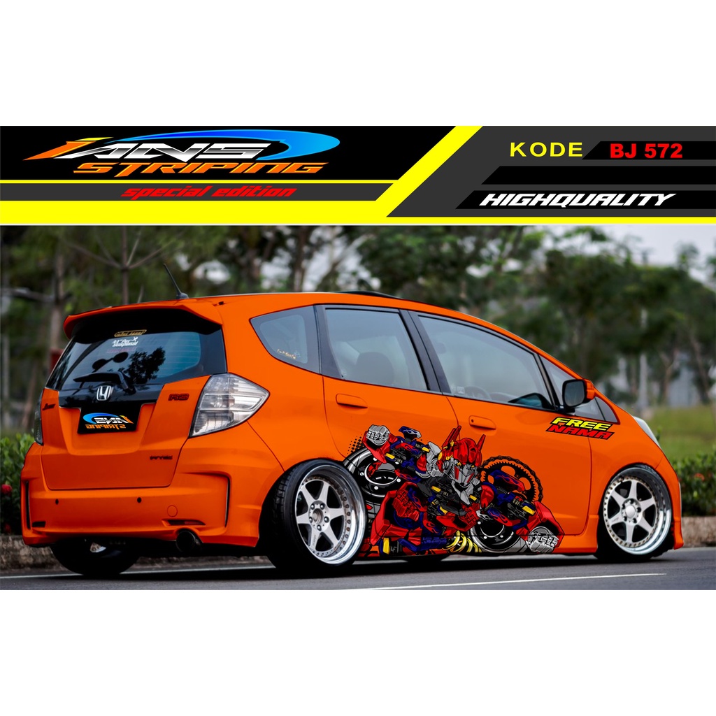 STIKER MOBIL JAZZ BRIO / DECAL MOBIL KARIMUN AVANZA YARIS / STIKER MOBIL / DECAL STICKER / VARIASI MOBIL