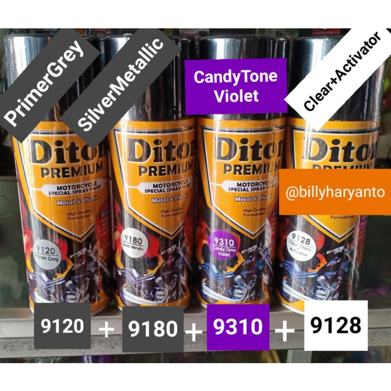 

Diton Premium paket Candytone Violet 400cc