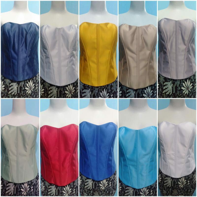 LONGTORSO SATIN PENGANTIN  | BUSTIER PENGANTIN SATIN |KAMISOL/DALAMAN PENGANTIN