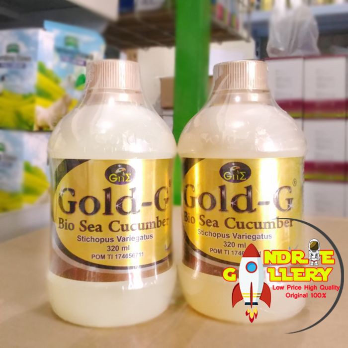 Jelly Gamat Gold G Original Sea Cucumber Jeli Gamat 320 ml