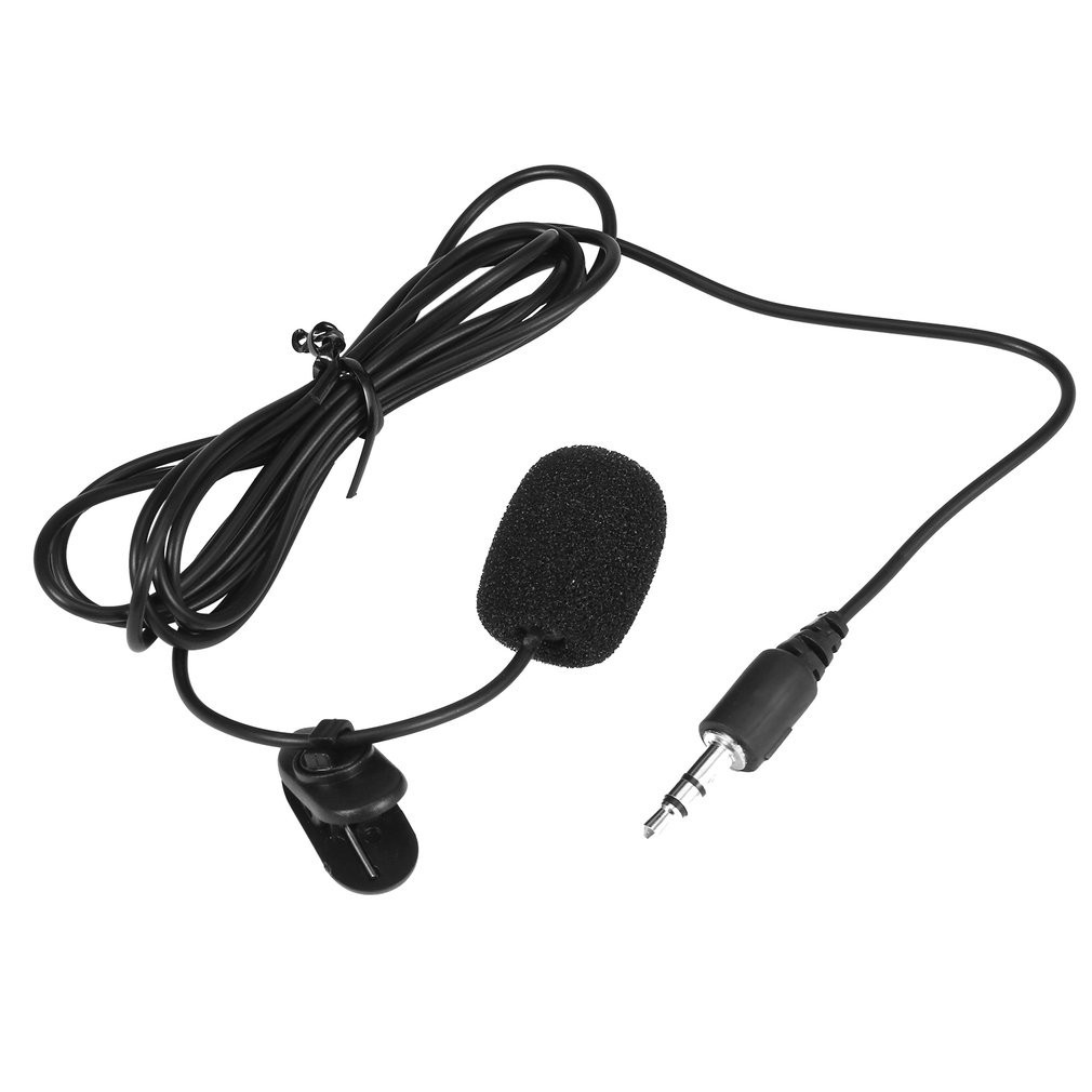 Microphone Klip On Handphone Laptop Komputer Mic Clip on plus Splitter