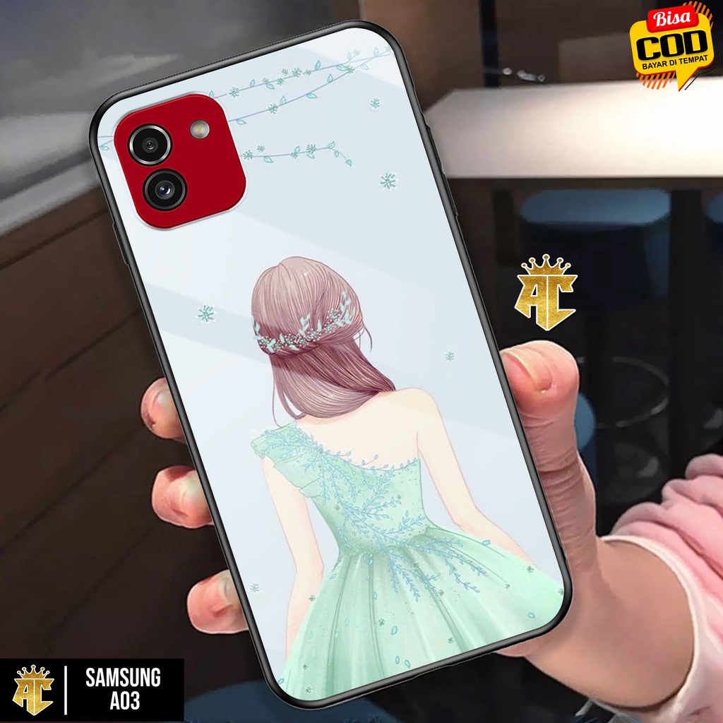 Case SAMSUNG A03 - Casing SAMSUNG A03 Terbaru 2021 AERO CASE [ MOTIF GAUN ] Silikon SAMSUNG A03  -  