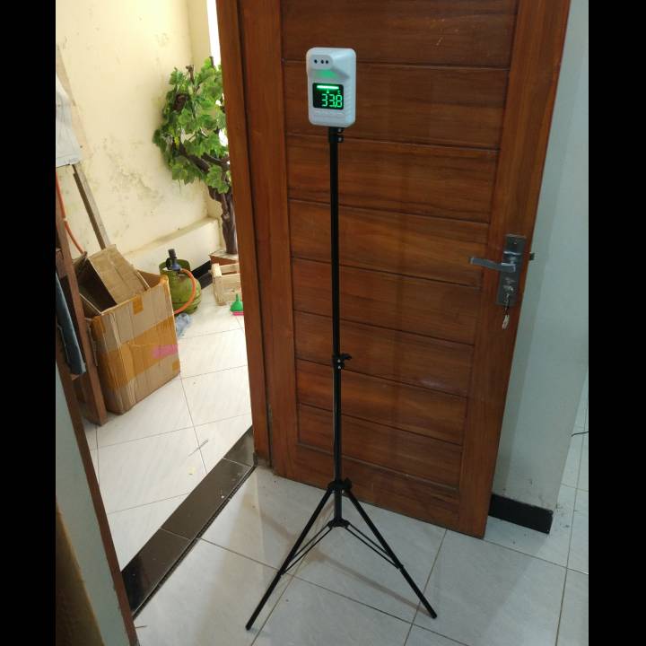 Thermometer Wall Non Contact Termometer Tempel Termometer Dinding K3X Komplit dengan Tripod