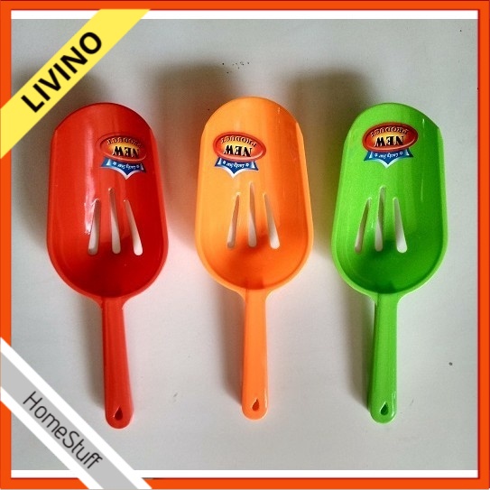ES SEKOP PLASTIK BATU SEKOB KECIL BERAS ES es serokan - batu tepung serokan serokan gula - LIVINO
