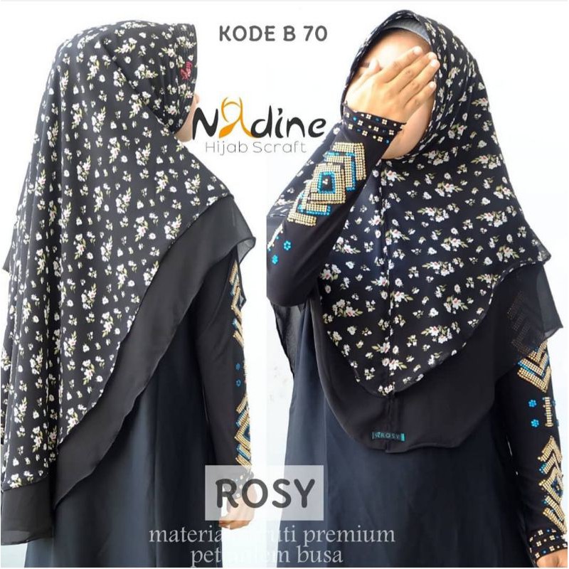 bergo ceruty 2 layer motif