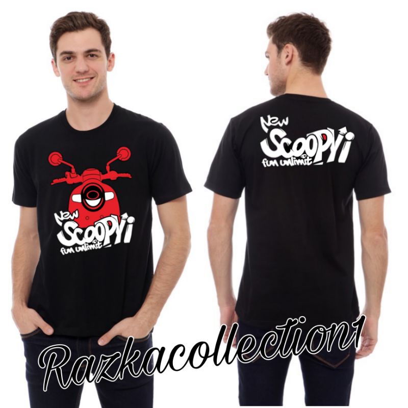 Kaos New Scoopy Fun Unlimit Distro Baju Scoopy Distro Baju Scoopy 2021
