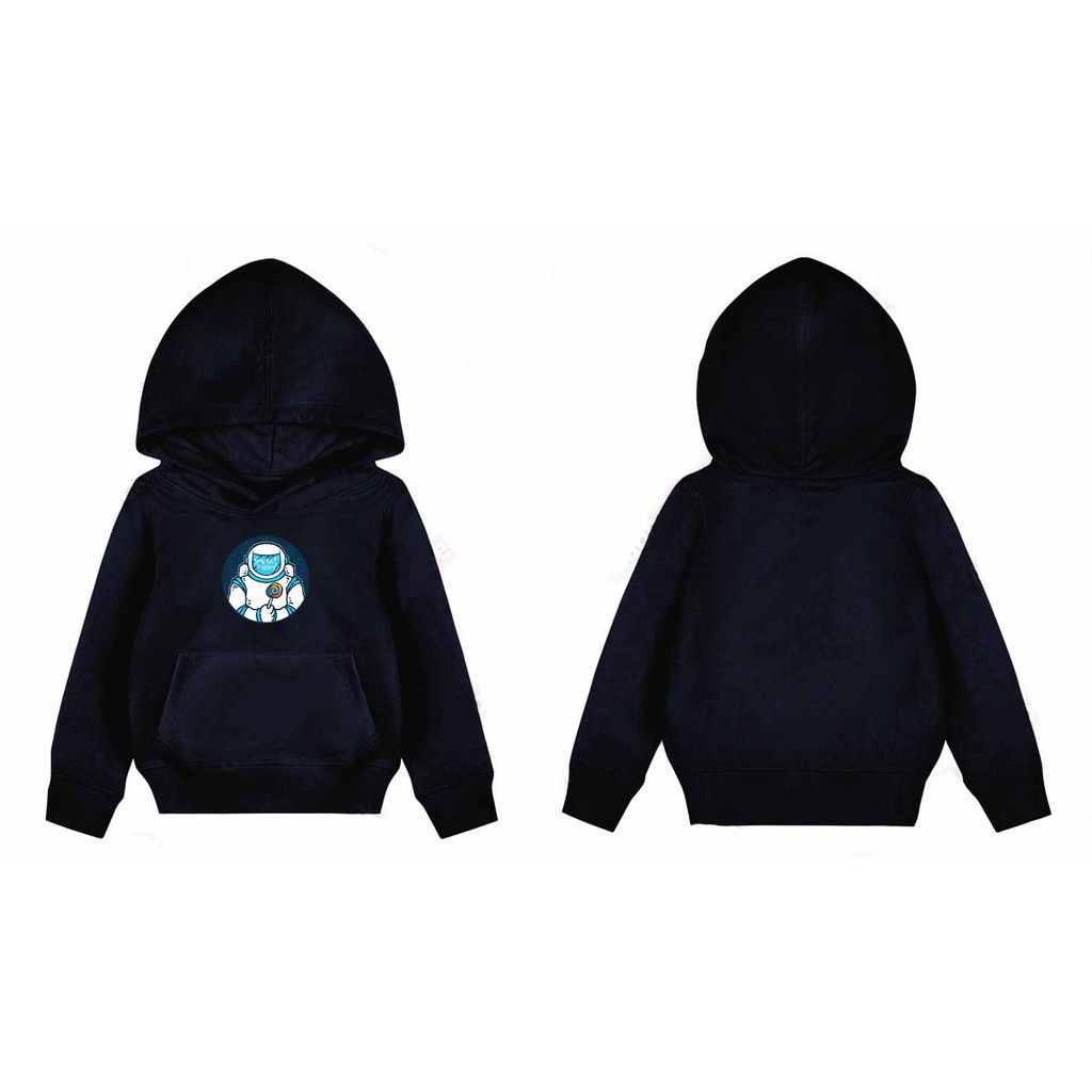 Hoodie Sweet Space Sweater Pakaian Fleece Anak M -XL