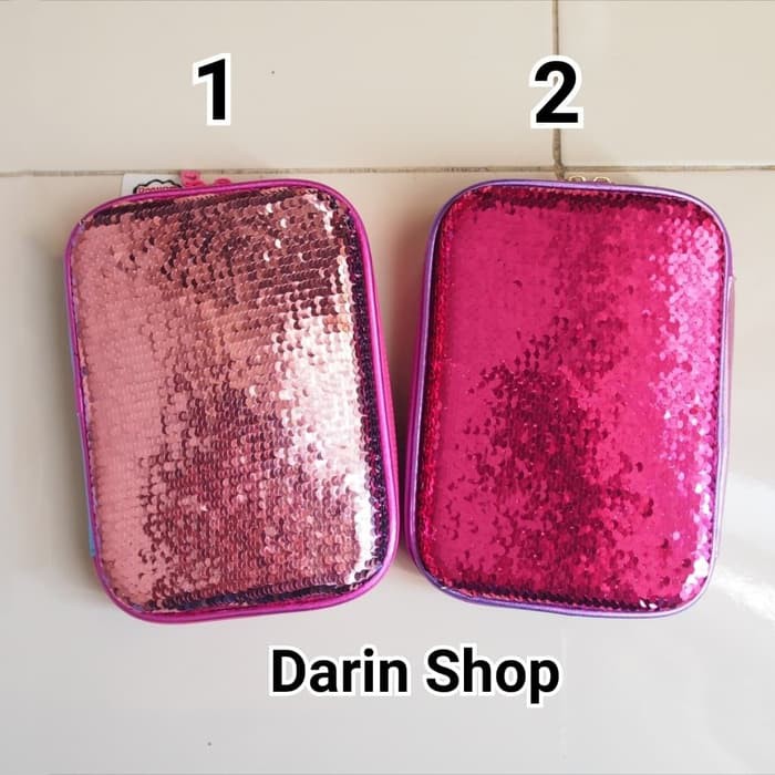 

KOTAK TEMPAT PENSIL HARDTOP SEQUIN PENCIL CASE SANWA MIRIP SMIGGLE