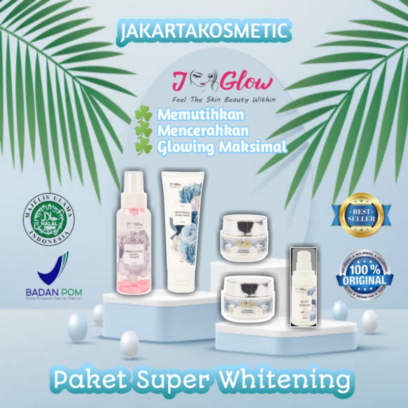 jglow j glow skincare bpom perawatan kecantikan cream pemutih wajah