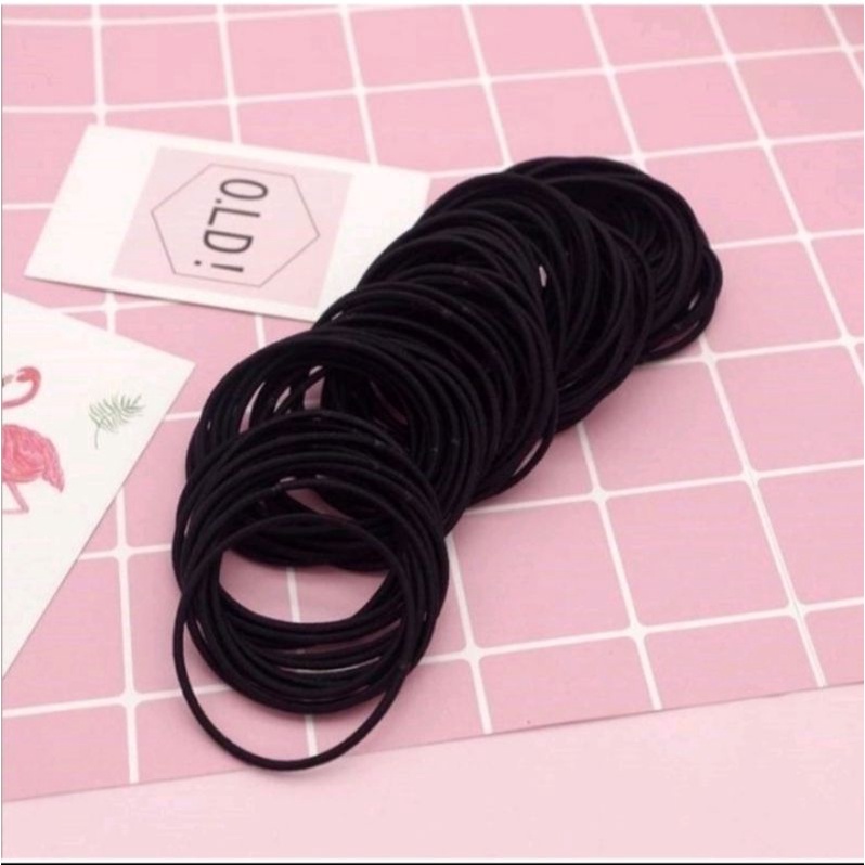 Ikat Rambut Polos/Ikat Rambut Korea/50 Pcs Ikat Rambut