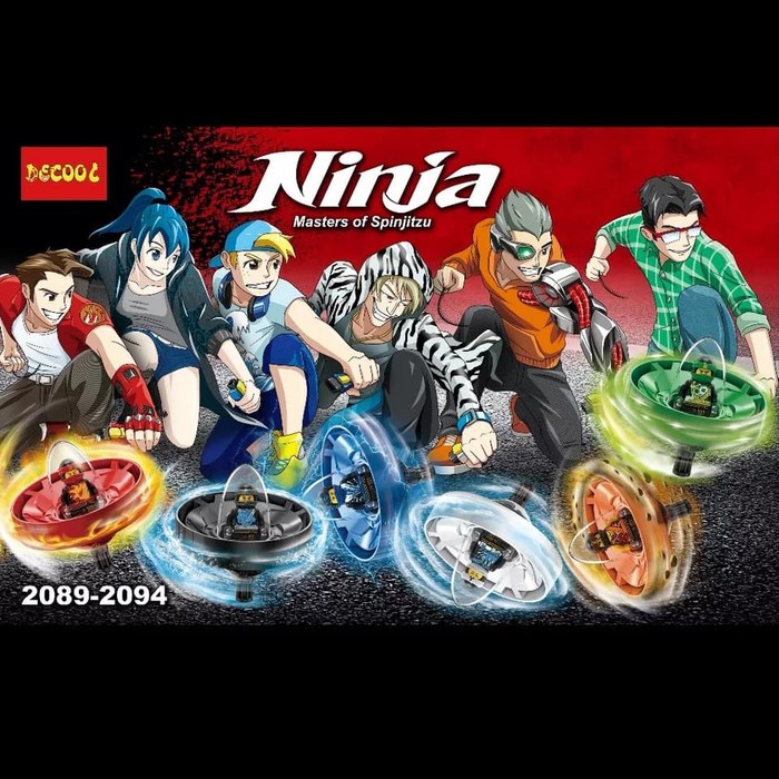 ITN - decool 2089-2094ninjago spinjitzu