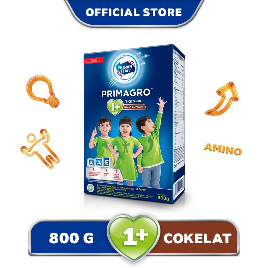 Susu Frisian Flag Primagro 1+ Cokelat 800gram