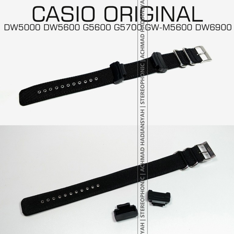 ORIGINAL CASIO GSHOCK Strap DW5300 Strap DW5600 Strap DW6900BBn Strap DW6600 Band DW5600BBn