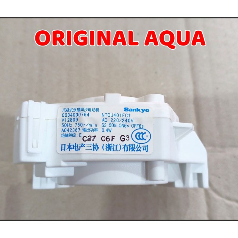 Motor drain Mesin cuci 1 tabung Original Aqua Sanyo