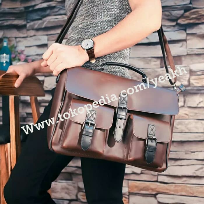 Tas selempang kantor/kerja Pria ISHIYA-FUTSU (3 in 1 impor)