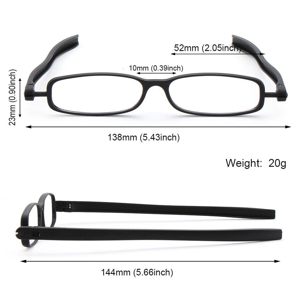 Suyo Kacamata Baca Lipat+1.00~+ 4.0 Diopter Vision Care Resin Eyewear