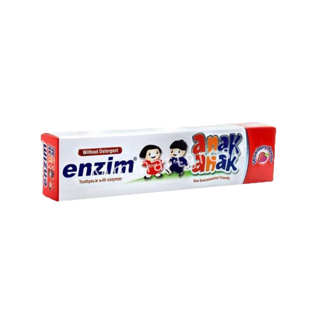 Enzim / Pasta Gigi Anak / Strawberry /  63g