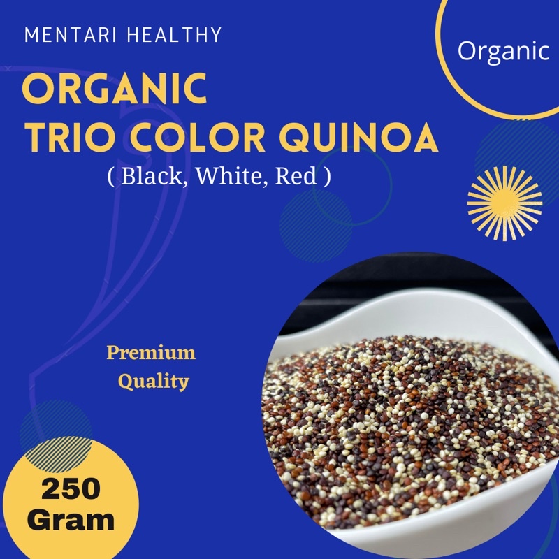 Organic Tri Color Quinoa 250Gram