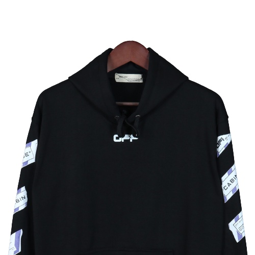 Jaket Sweater Hoodie OFF WHT CABIN – Black Edition Fashion Trendy Casual Pria Good Brand Quality Sty