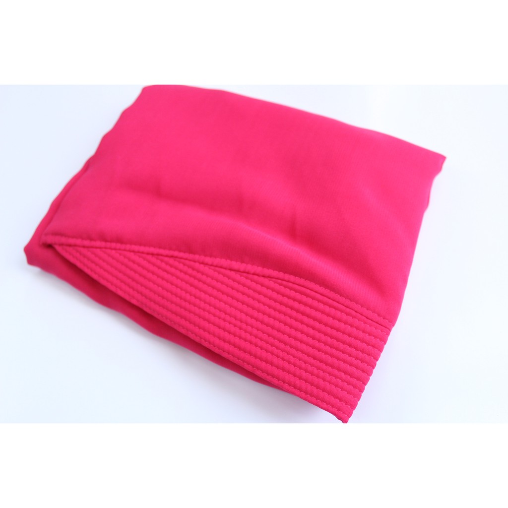 [BISA COD] KHIMAR RAUDAH JUMBO  2 LAYER FREE BROS / HIJAB SYARI / KERUDUNG JILBAB 2 LAYER TERBARU-merah fanta