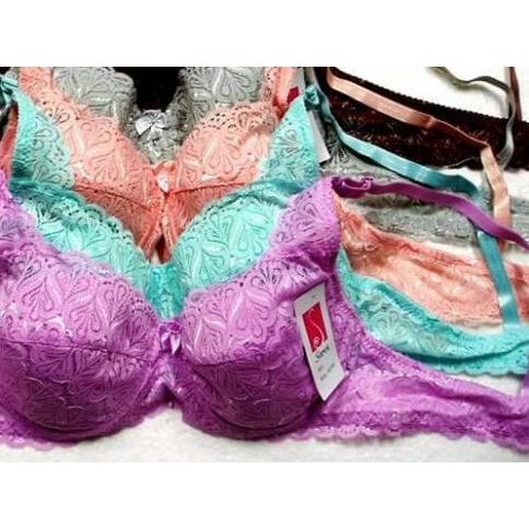 Bra Sorex Renda 982 - 34, Kuning