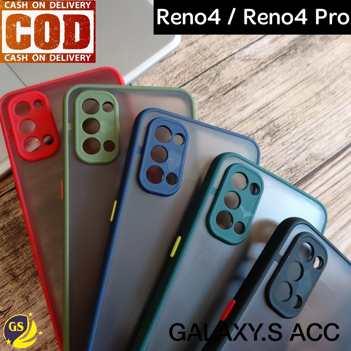 Oppo A33 A53 A52 A92 Reno 5F 5 4 4f Pro 3 Pro 2f Soft Case Dove Matte Colored Frosted Transparan