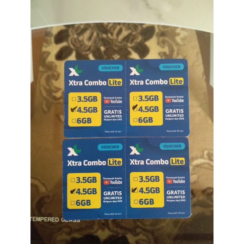 VOUCHER XL 4,5 GB JUAL MURAH