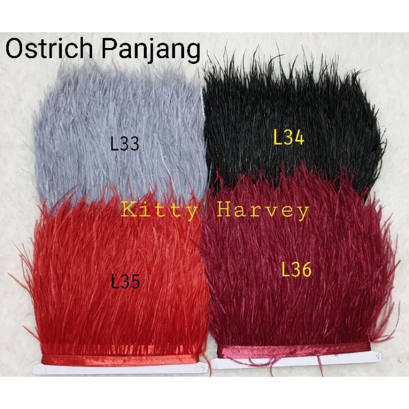 BULU OSTRICH PANJANG 1METER