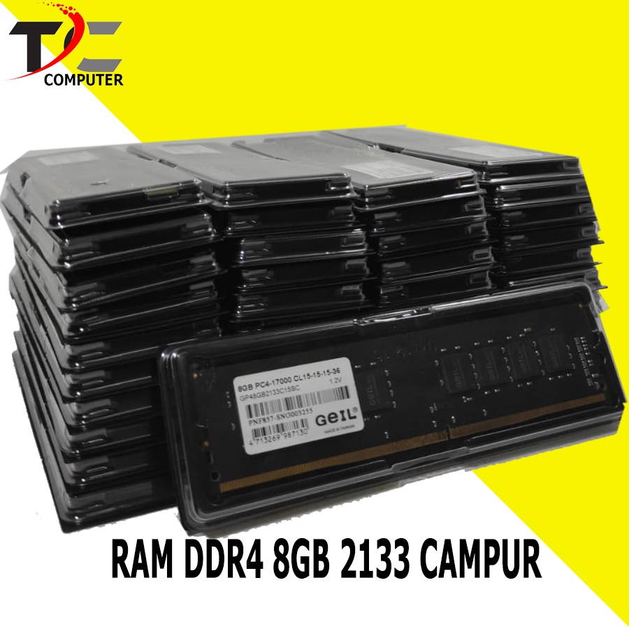 RAM Memory PC DDR4 8GB 1RX8 PC4 - 2133P