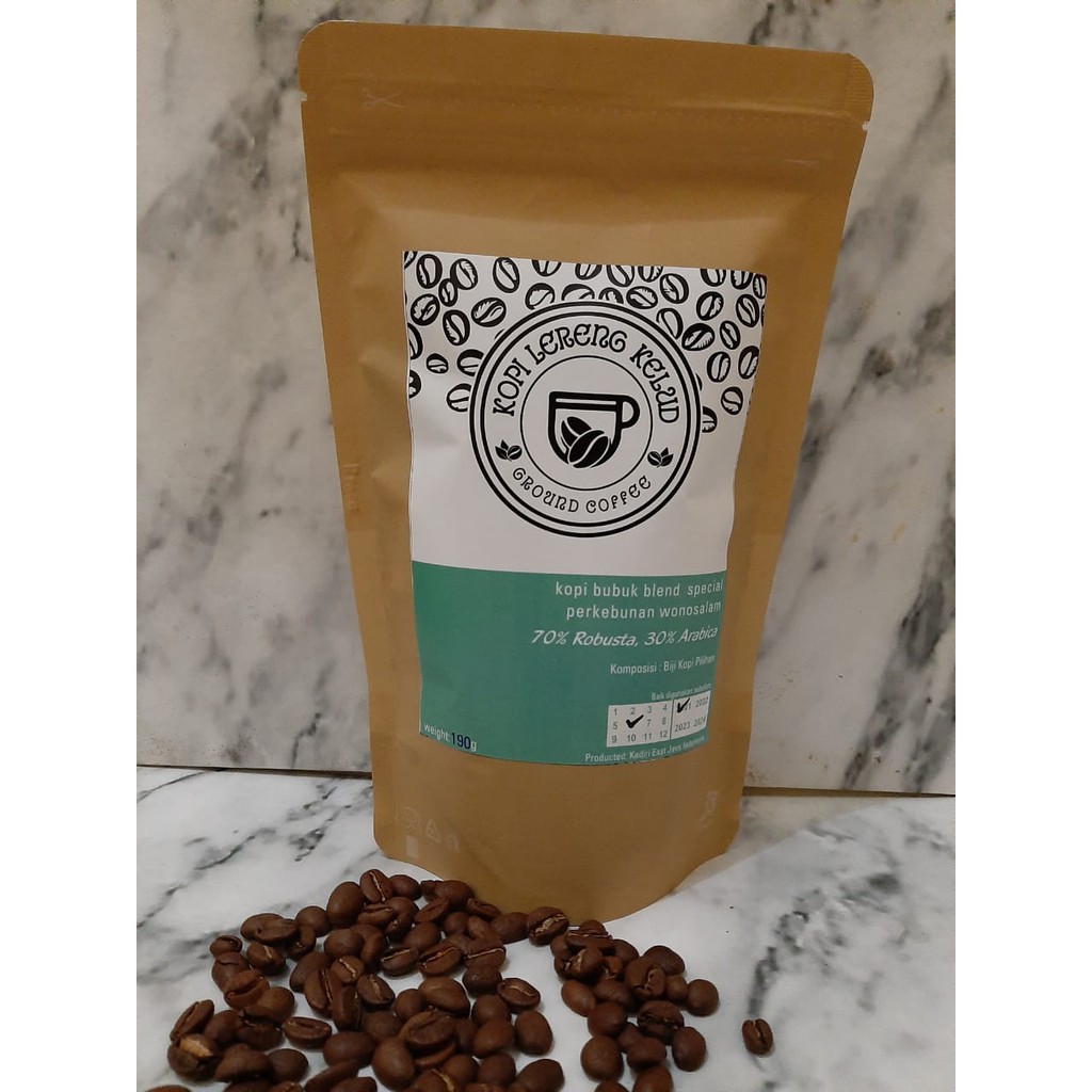 

Kopi Bubuk 190 gram Kopi Lereng Kelud