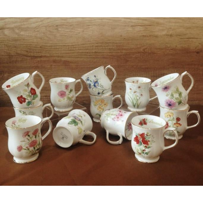 Saint James Monthly Ceramic Mug Cangkir gelas bulan birthday st james