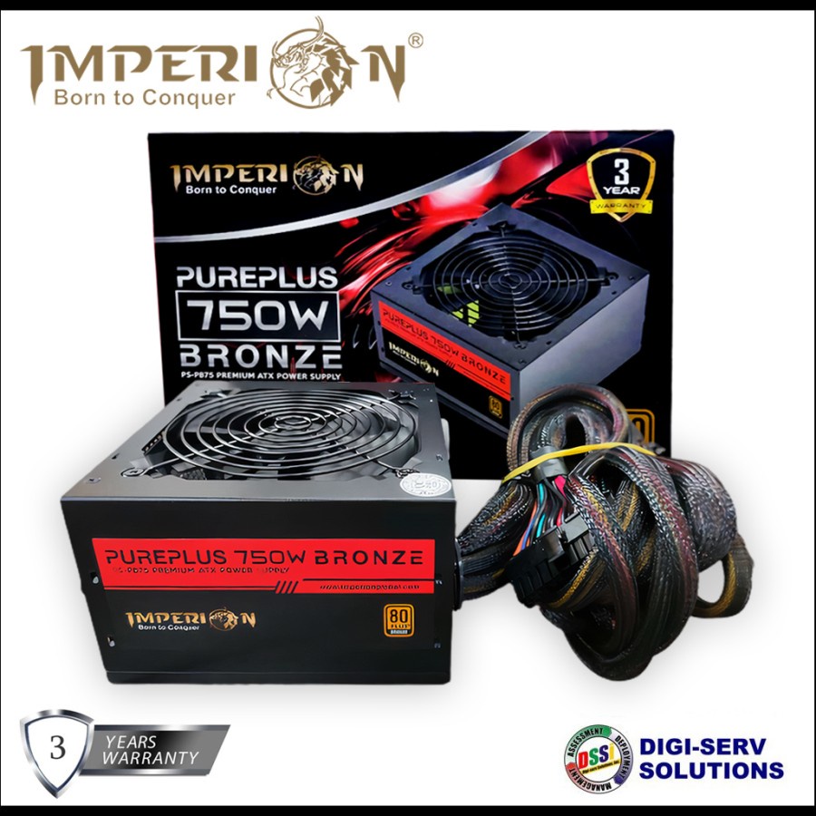 Power Supply Imperion 750Watt 80+ Pureplus Bronze