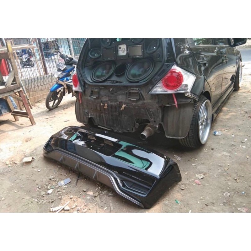 bumper belakang brio custom jazz gk5