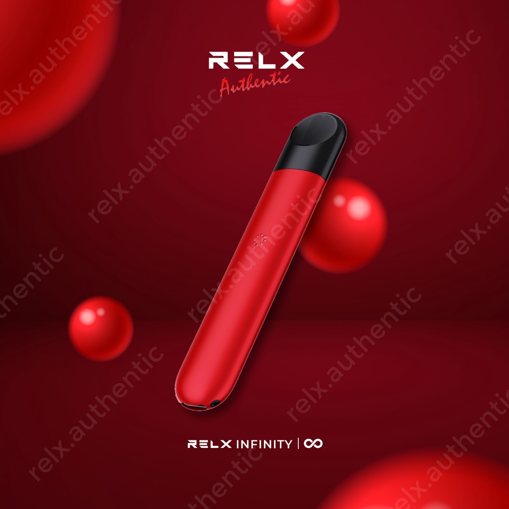 RELX Infinity Device Pro - Red / Sand Red. SuperSmooth™