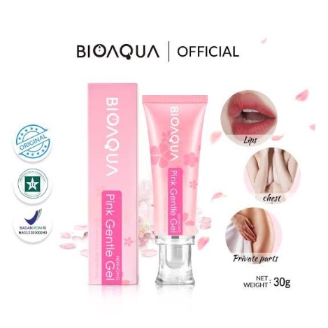 【BPOM】BIOAQUA Nenhong Cream 30g Warm Gentle Pink nenhong Lip serum pemerah bibir