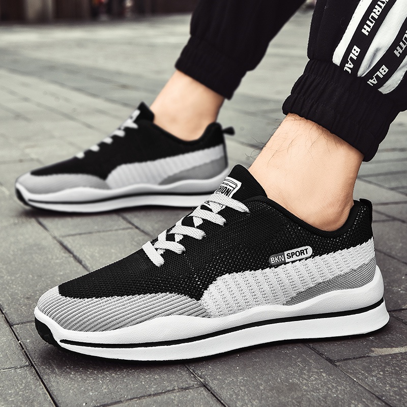 Mainland Sepatu Pria Sepatu Sneakers Kasual Sepatu Pria Olahraga Sepatu Lari Jogging Badminton Cowok Import Running Shoes KSC301