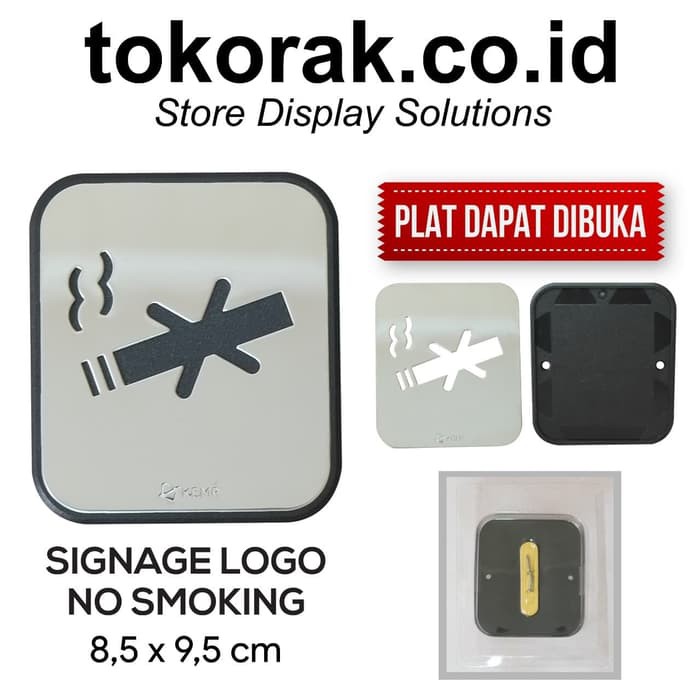 SIGNAGE NO SMOKING SY SIGN PETUNJUK SIMBOL LOGO PERINGATAN LABEL DILARANG MEROKOK