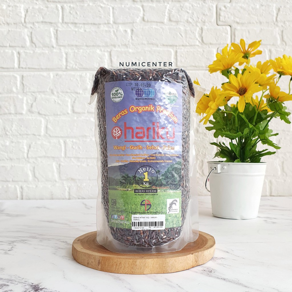 

1kg Organic Black Rice Beras Hitam Organik HARIKU