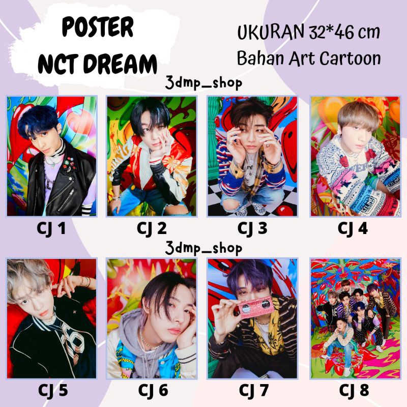 Poster Nct dream hot sauce kpop A3