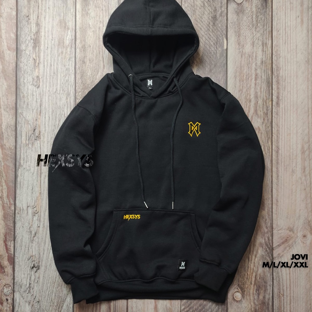 Garansi Bossque X Hexsys - Jovi Hoodie Bordir Jumper Mythology Sweater Pria Pullover Jaket Hoodie
