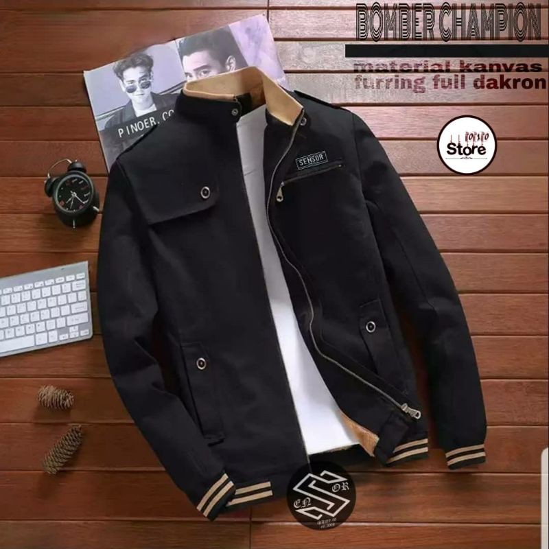 JAKET PRIA BOMBER CHAMPION