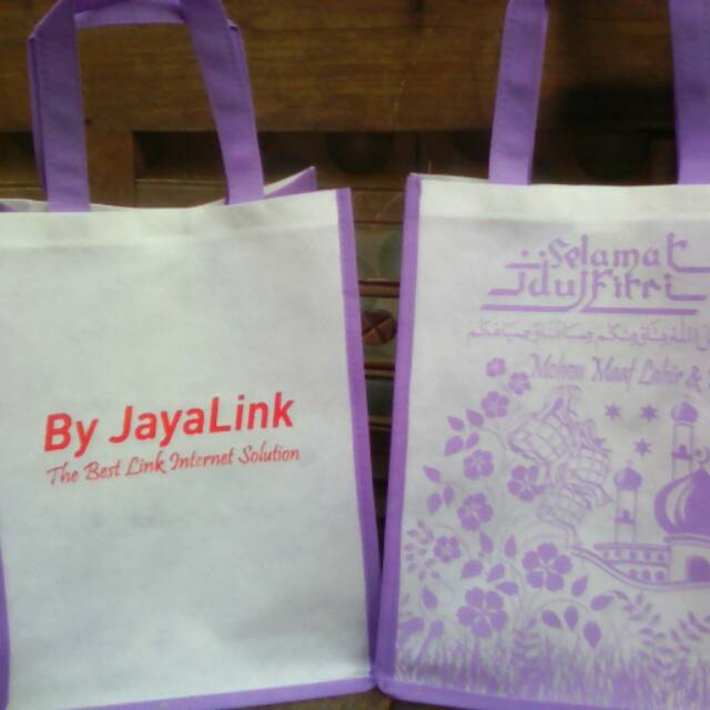 

Tas parcel lebaran khajatan plus sablon nama