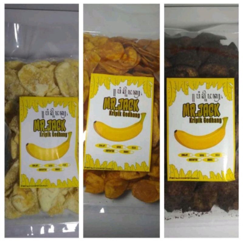 

keripik pisang bermutu.rasa coklat , susu dab keju 100g